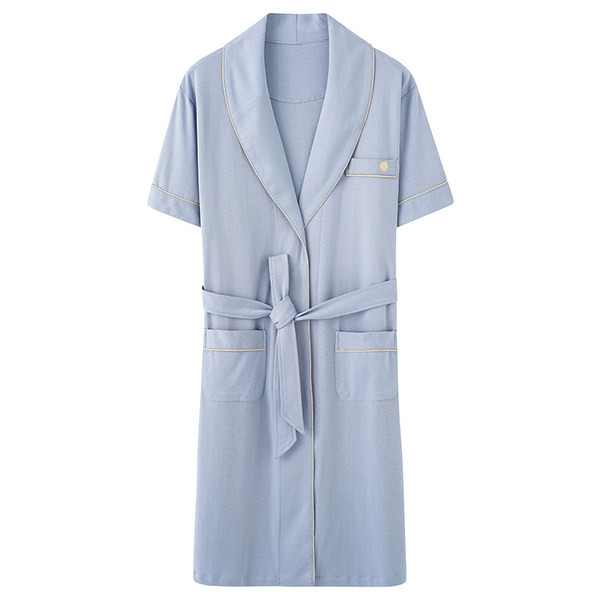 Ženska kućna haljina sa kratkim rukavima