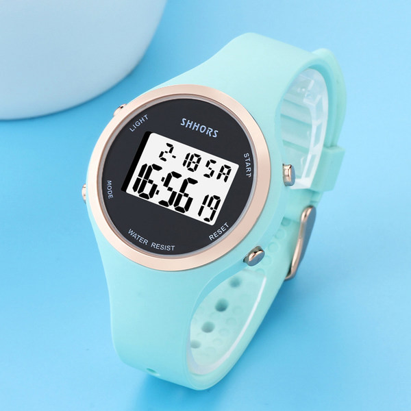 Laste veekindel käekell erinevates värvides