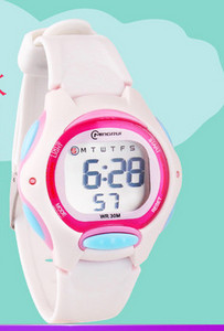 Детски електронен часовник със силиконова каишка