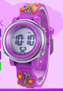 Детски електронен часовник със силиконова каишка