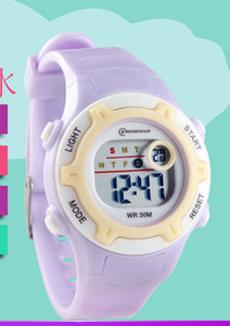 Детски електронен часовник със силиконова каишка