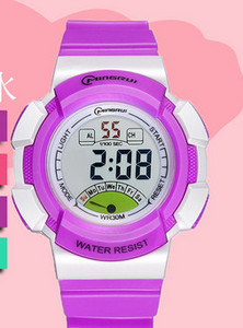 Детски електронен часовник със силиконова каишка