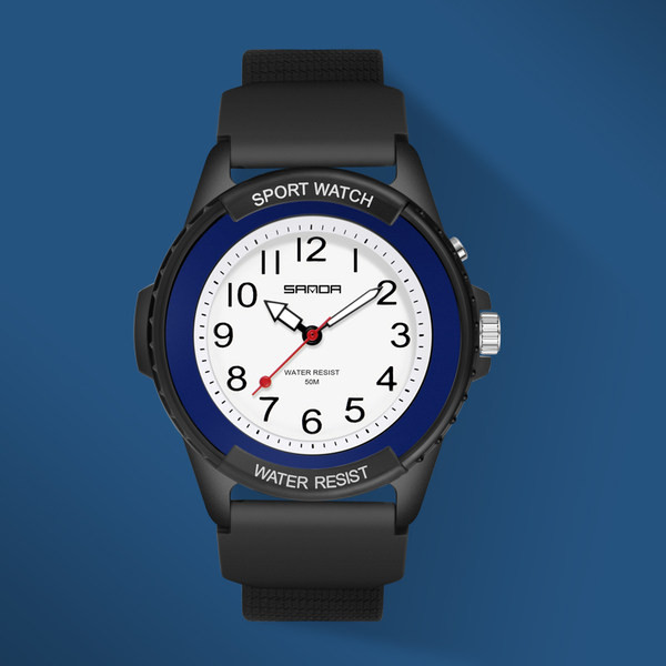 Спортен детски часовник със силиконова каишка