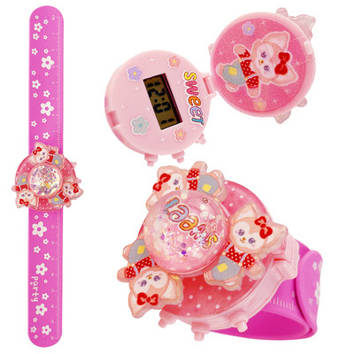 Παιδικό μοντέρνο ρολόι σε τρία χρώματα