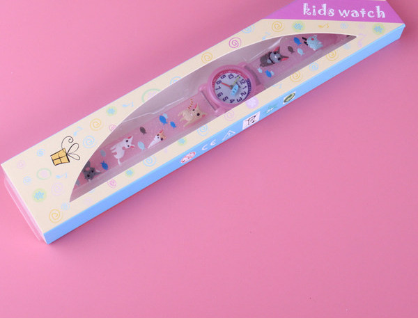 Детски часовник с апликация за момичета