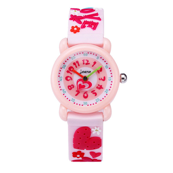 Детски часовник с апликация за момичета