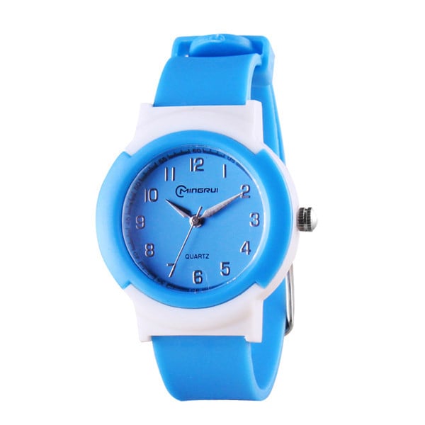 Водоустойчив  детски часовник с силиконова каишка 