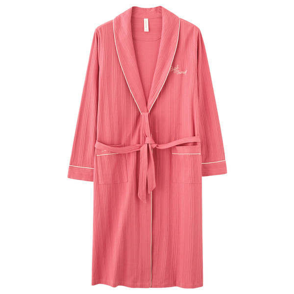 Домашен дамски халат с бродерия