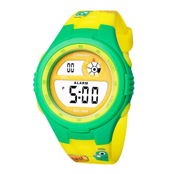 Детски водоустойчив часовник със силиконова каишка
