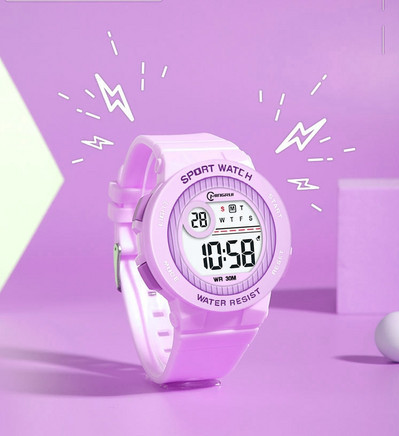 Children`s electronic watch for boys and girls