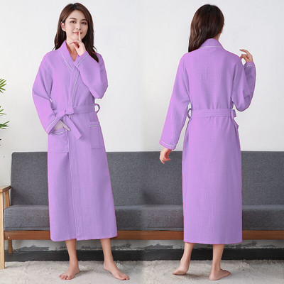 Дамски халат с джоб и колан