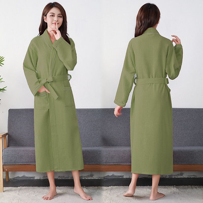 Дамски халат с джоб и колан