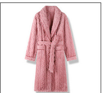 Дамски плюшен - халат в три цвята 