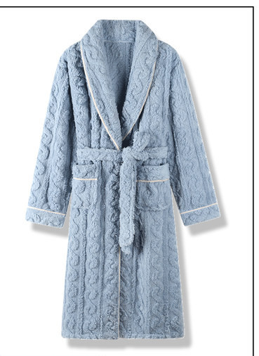 Дамски плюшен - халат в три цвята 