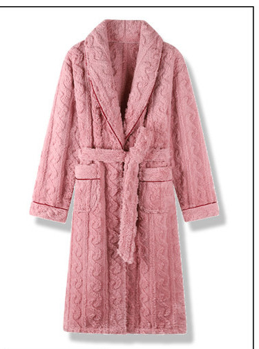 Дамски плюшен - халат в три цвята 