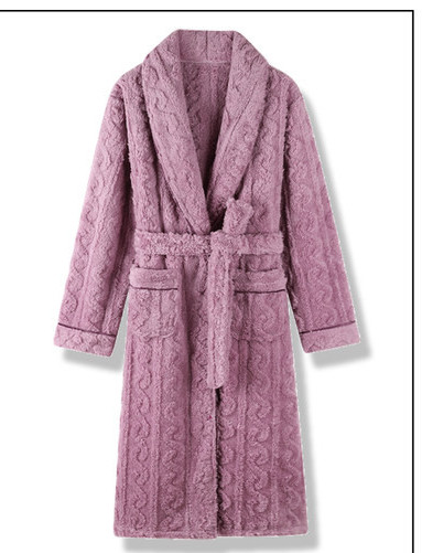 Дамски плюшен - халат в три цвята 