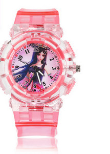 Uue mudeliga laste helendav silikoonrihmaga käekell