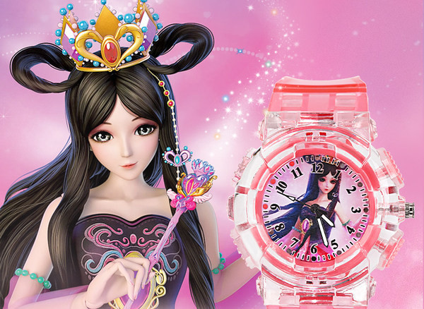 Uue mudeliga laste helendav silikoonrihmaga käekell