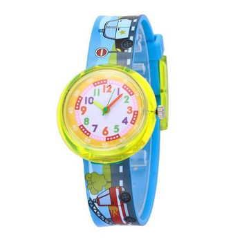 Παιδικό μηχανικό ρολόι με απλικέ για αγόρια και κορίτσια