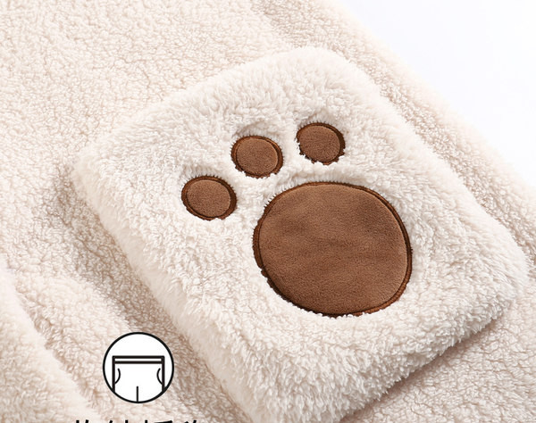 Домашен дамски халат с джобове 