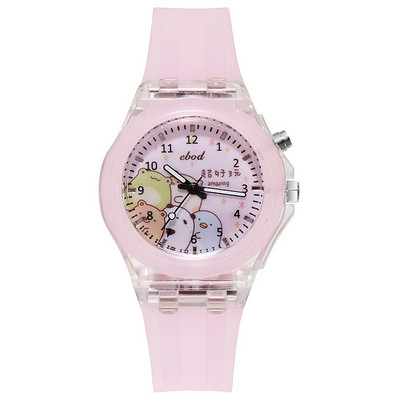 Детски светещ часовник за момичета и момчета с апликация