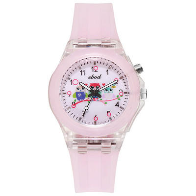 Детски светещ часовник за момичета и момчета с апликация