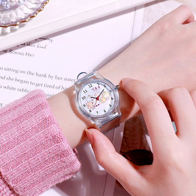 Детски светещ часовник за момичета и момчета с апликация