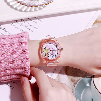 Детски светещ часовник за момичета и момчета с апликация