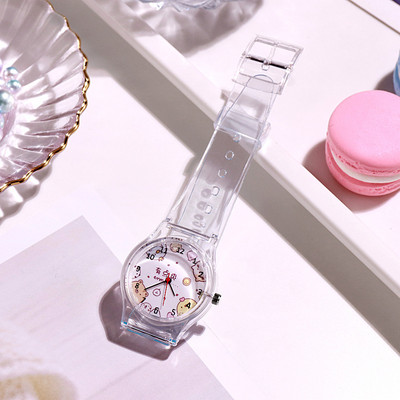 Детски светещ часовник за момичета и момчета с апликация