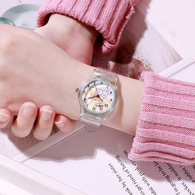 Детски светещ часовник за момичета и момчета с апликация