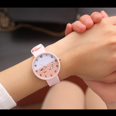 Модерен детски часовник с силиконова каишка за момчета и момичета