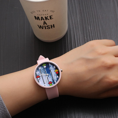 Модерен детски часовник с силиконова каишка за момчета и момичета