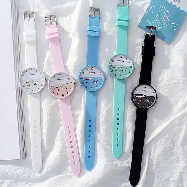 Модерен детски часовник с силиконова каишка за момчета и момичета 