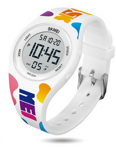 Електронен детски часовник със силиконова каишка