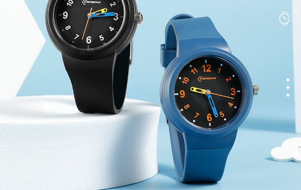 Veekindel helendav kummirihmaga käekell