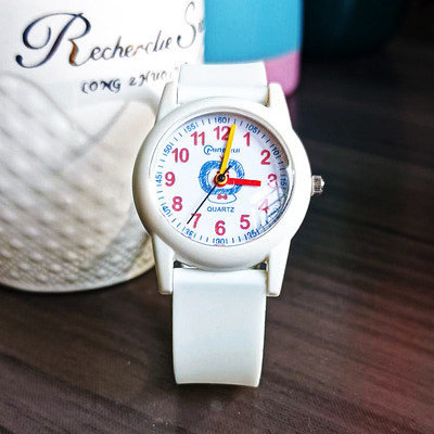 Детски часовник със силиконова каишка за момичета и момчета