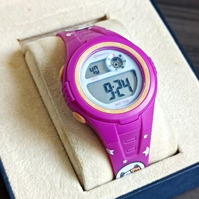 Електронен часовник за момчета и момичета с гумена каишка-светещ