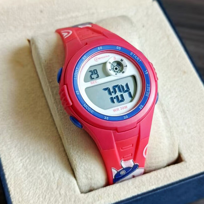 Електронен часовник за момчета и момичета с гумена каишка-светещ