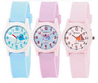 Ежедневен детски часовник със силиконова каишка