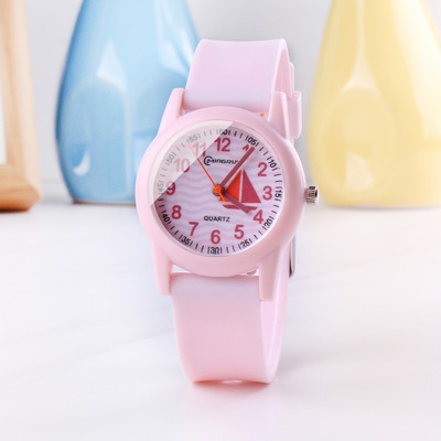 Ежедневен детски часовник със силиконова каишка