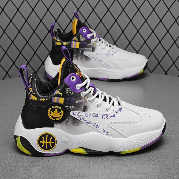 Kõrged paelte ja kirjaga korvpallijalatsid meestele