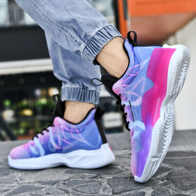 Casual sneakers με ιριδίζοντα χρώματα για άνδρες