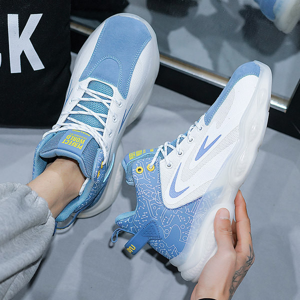 Ανδρικά παπούτσια μπάσκετ σε τρίχρωμα ψηλά