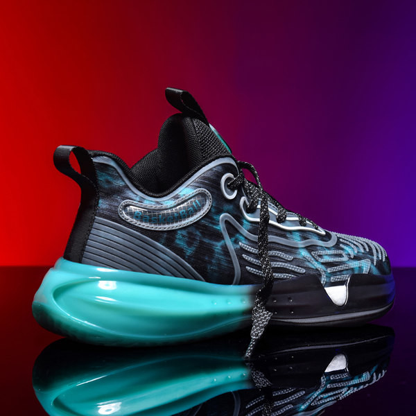 Muške košarkaške tenisice na vezanje u boji