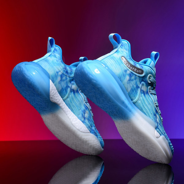 Muške košarkaške tenisice na vezanje u boji