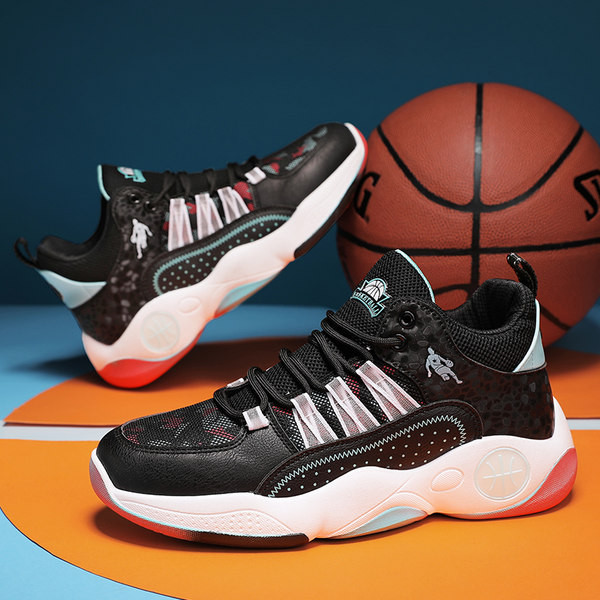 Pantofi de baschet pentru bărbați cu logo și șireturi