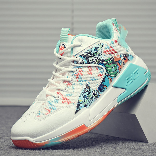 Muške košarkaške tenisice s aplikacijom i vezicama