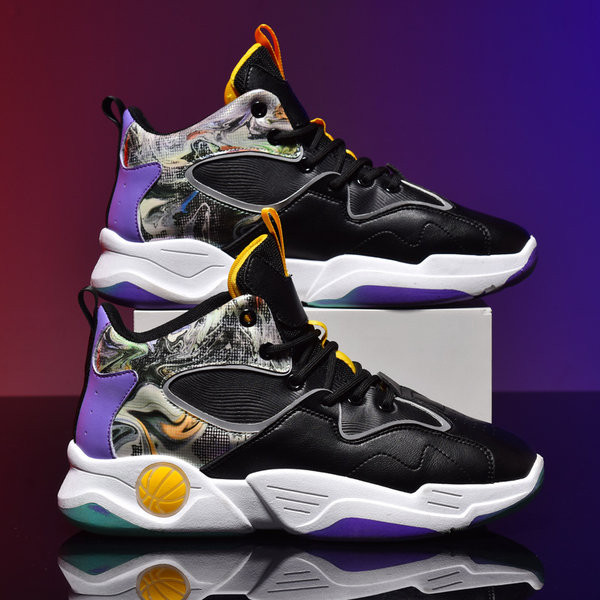 Muške visoke tenisice sa šarenim printom