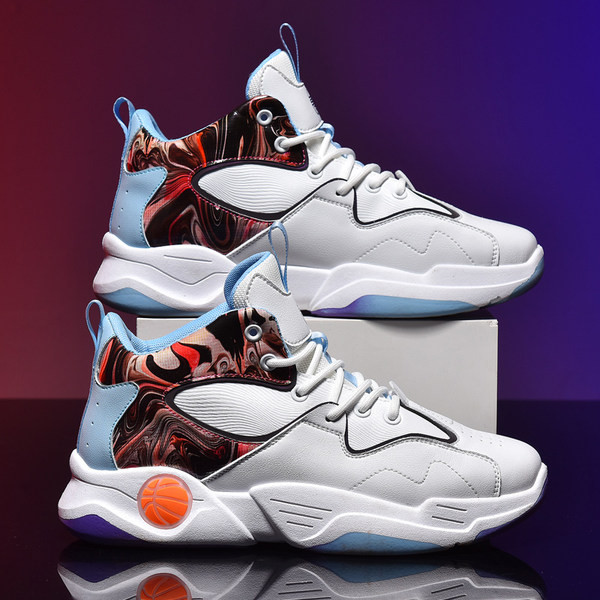 Muške visoke tenisice sa šarenim printom