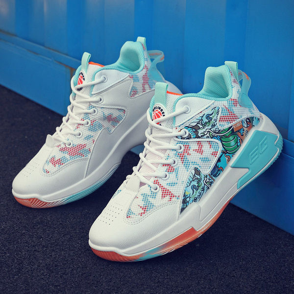 Muške košarkaške tenisice od prozračne tkanine s vezicama